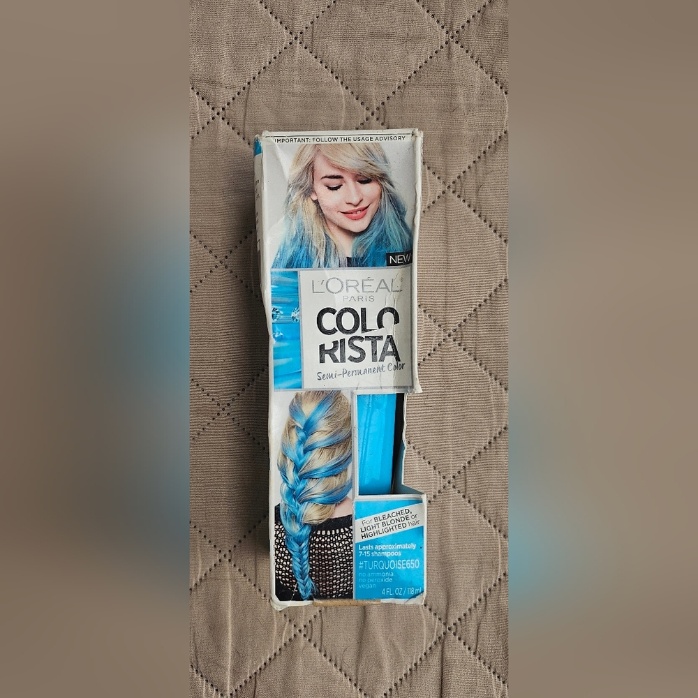 Loreal paris Colorista semi permanent color, turquoise650